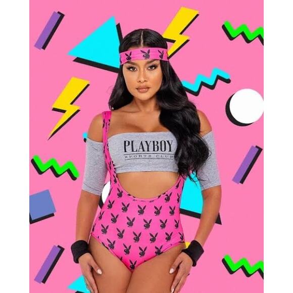 Playboy Retro Physical Costume Size XL - Picture 3 of 10